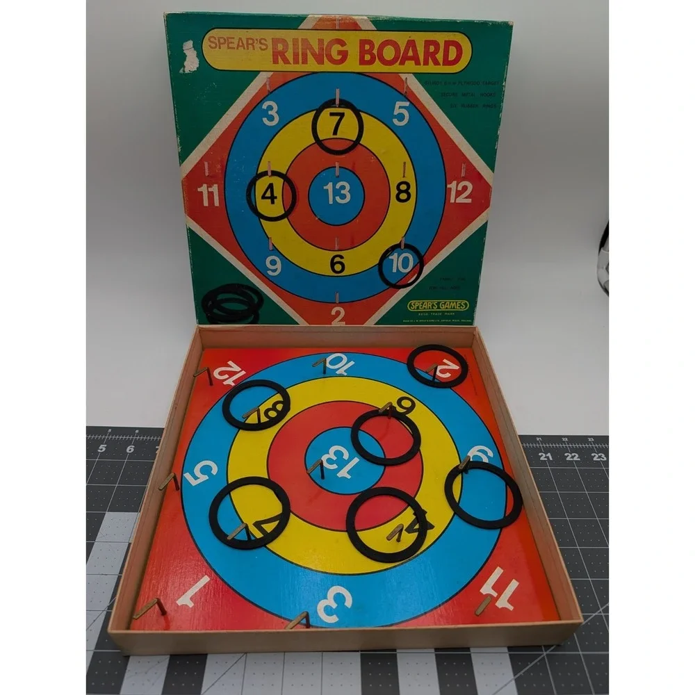 Spears Ring‎ Board Game Plywood 2003 Complete Vintage READ